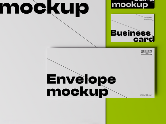 Stationery Mockup Top View M01_E003