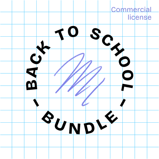 'Back to School' mockup csomag – 3 db mockup – Kereskedelmi licenc