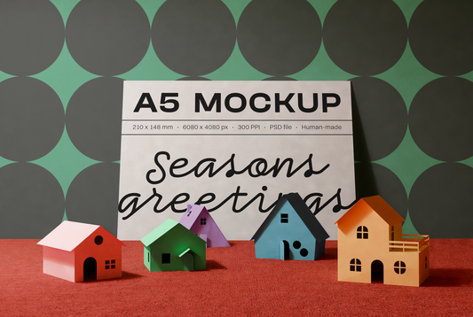 Greeting Card Mockup - Christmas Edition