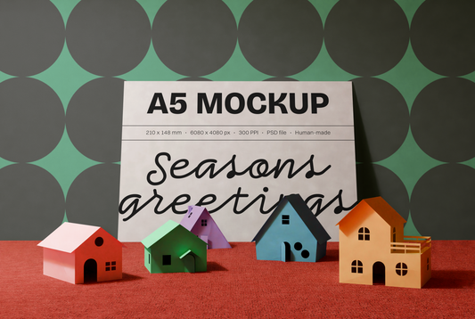 Greeting Card Mockup - Christmas Edition
