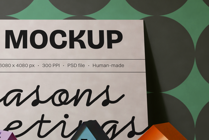 Greeting Card Mockup - Christmas Edition