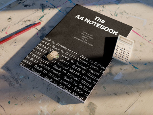 Az A4 Füzet Mockup