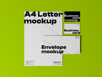 Stationery Mockup Top View M01_E003